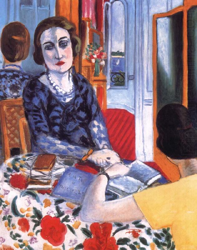 Baroness portrait, Henri Matisse